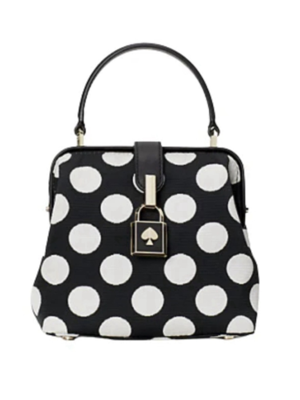 Kate Spade New York Remedy Bikini Dot Mini Bag Black & White NWOT